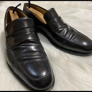 Salvatore Ferragamo Black Penny Loafer - 11 - EE -